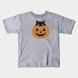 Pumpkin cat Kids T-Shirt